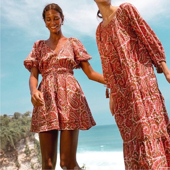 Cleobella Hazel Mini Dress Aurora L - Picture 9 of 13